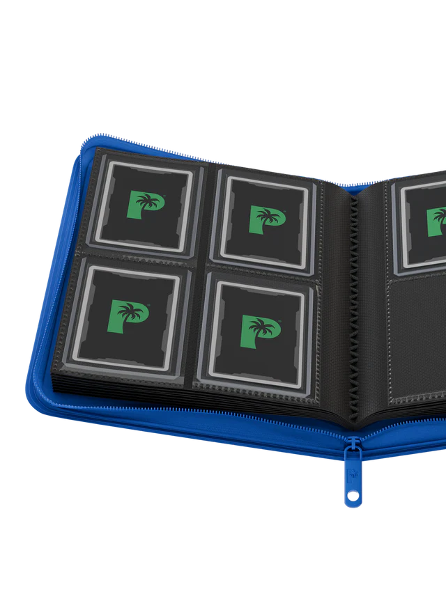4-Pocket Top Loader Binder - Blue [Palms off Gaming]
