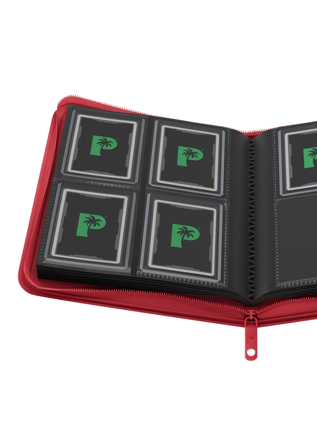 4-Pocket Top Loader Binder - Red [Palms off Gaming]