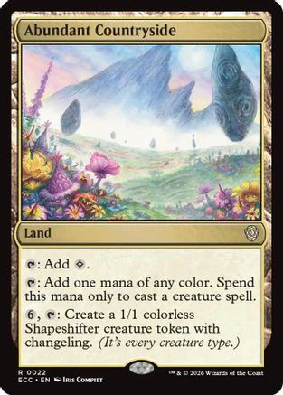 Abundant Countryside  [Commander: Lorwyn Eclipsed]