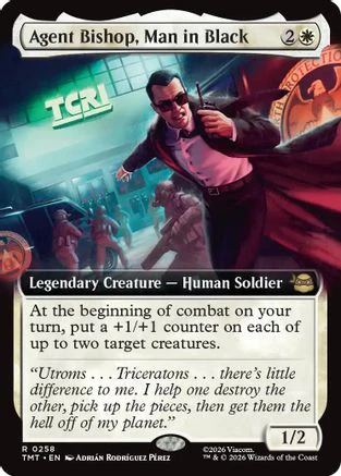 Agent Bishop, Man in Black (Extended Art)  [Teenage Mutant Ninja Turtles]