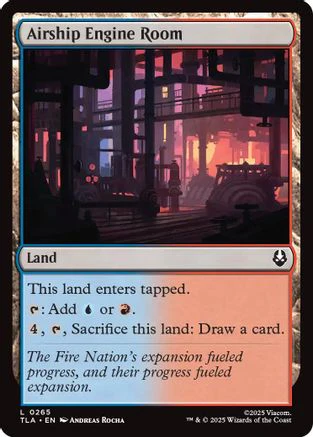 Airship Engine Room  [Avatar: The Last Airbender] Foil