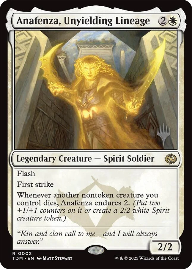 Anafenza, Unyielding Lineage [Tarkir: Dragonstorm Promos] Foil