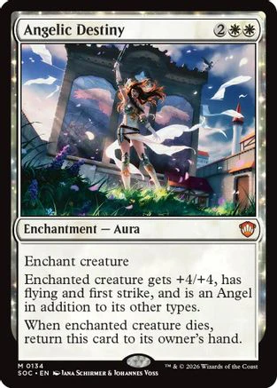 Angelic Destiny  [Commander: Secrets of Strixhaven]