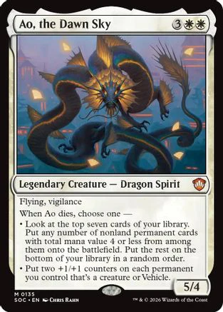 Ao, the Dawn Sky  [Commander: Secrets of Strixhaven]