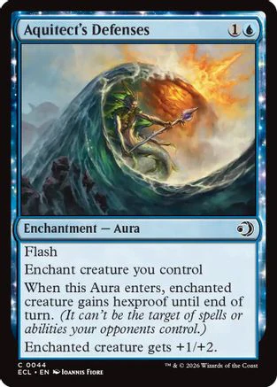 Aquitect's Defenses  [Lorwyn Eclipsed] Foil