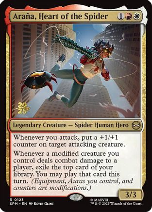 Arana, Heart of the Spider  [Prerelease Cards] Foil