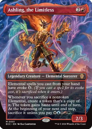 Ashling, the Limitless (Borderless)  [Commander: Lorwyn Eclipsed] Foil