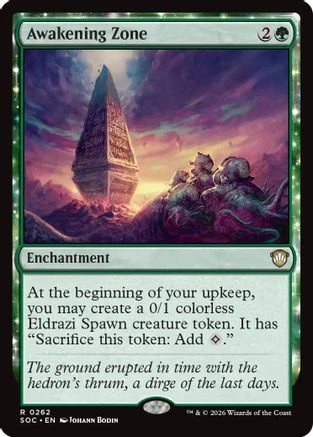 Awakening Zone  [Commander: Secrets of Strixhaven]