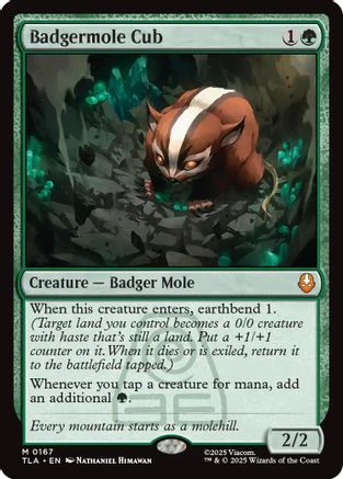 Badgermole Cub  [Avatar: The Last Airbender] Foil