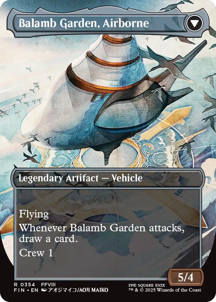 Balamb Garden, SeeD Academy // Balamb Garden, Airborne (Borderless) [FINAL FANTASY] Foil - Image 2