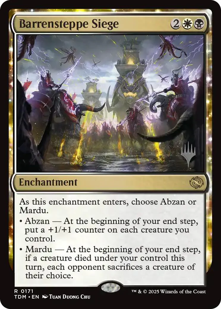 Barrensteppe Siege [Tarkir: Dragonstorm Promos]