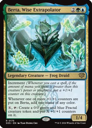 Berta, Wise Extrapolator  [Promo Pack: Secrets of Strixhaven] Foil