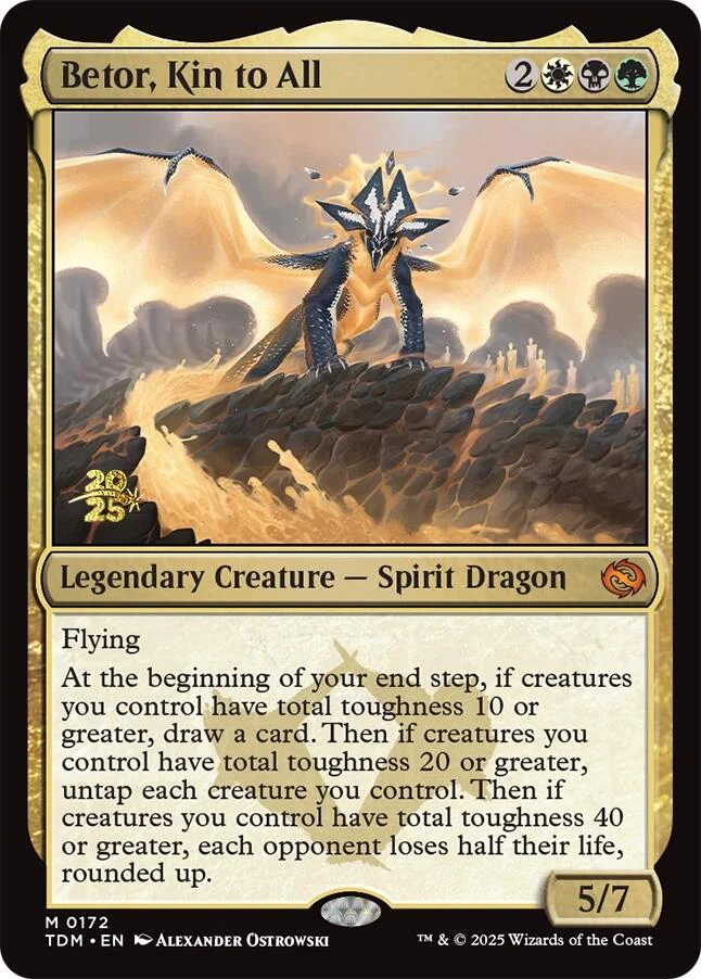 Betor, Kin to All [Tarkir: Dragonstorm Prerelease Promos] Foil
