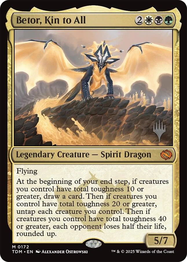 Betor, Kin to All [Tarkir: Dragonstorm Promos] Foil