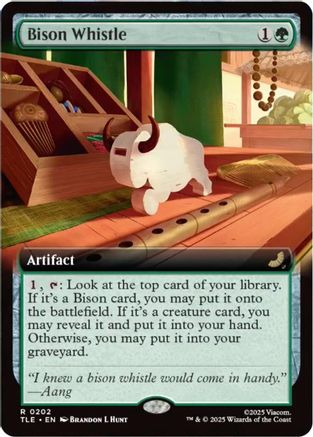 Bison Whistle (Extended Art)  [Avatar: The Last Airbender: Eternal-Legal] Foil