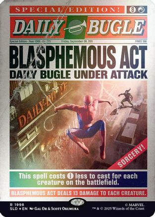 Blasphemous Act (1998) (Rainbow Foil)  [Secret Lair Drop Series] Foil