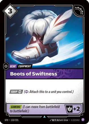 Boots of Swiftness (133/221) - Riftbound - [Spiritforged]