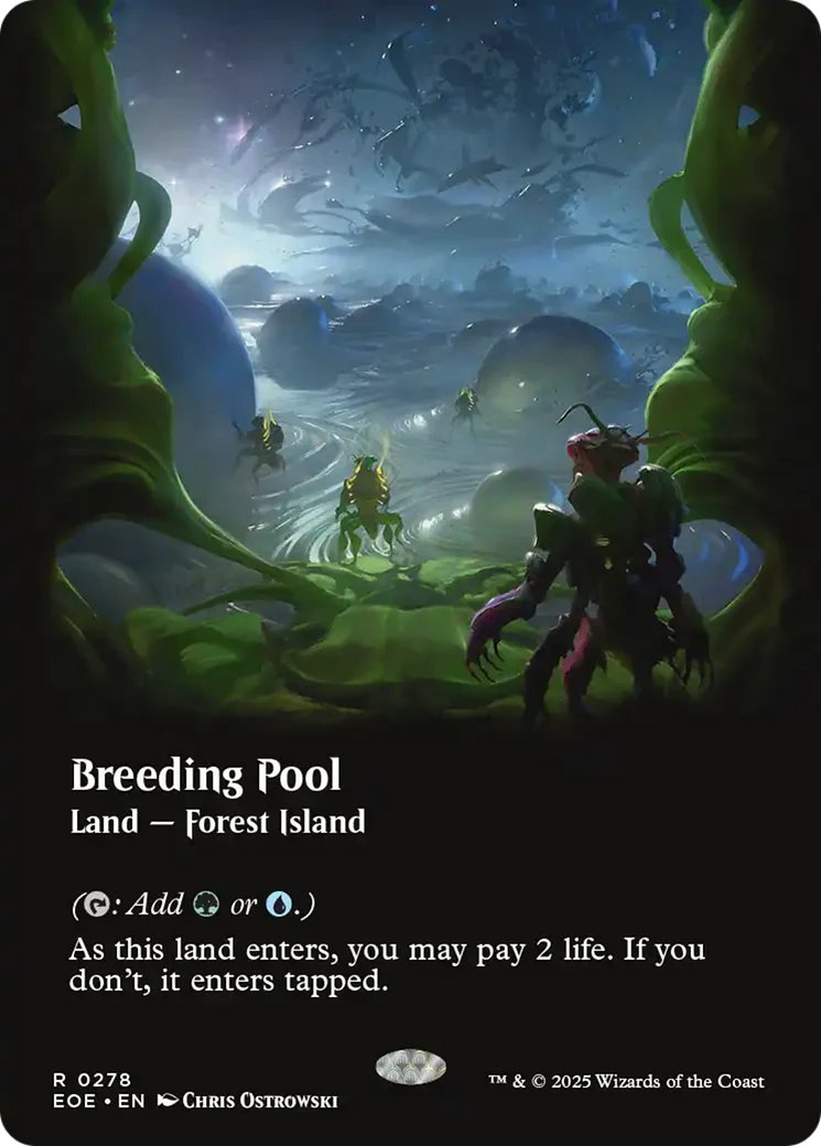 Breeding Pool (Borderless) [Edge of Eternities] Foil