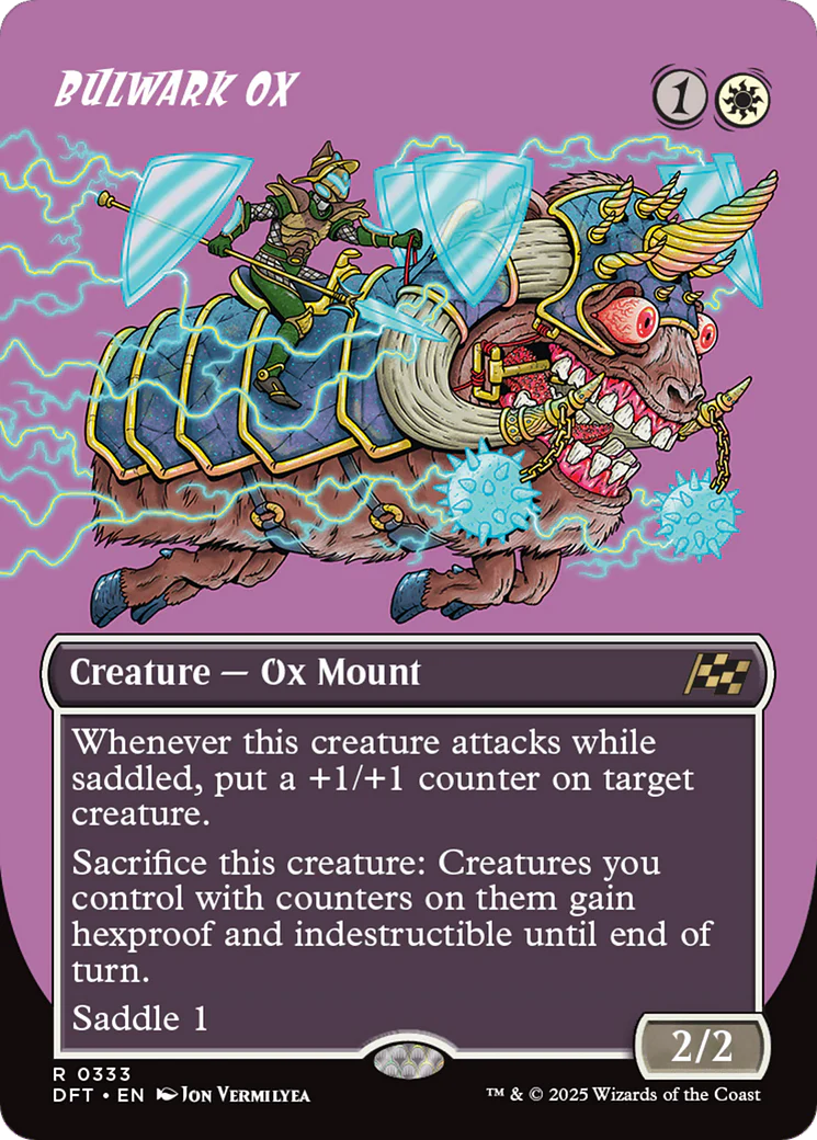 Bulwark Ox (Borderless) [Aetherdrift] Foil