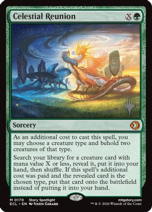Celestial Reunion  [Promo Pack: Lorwyn Eclipsed] Foil
