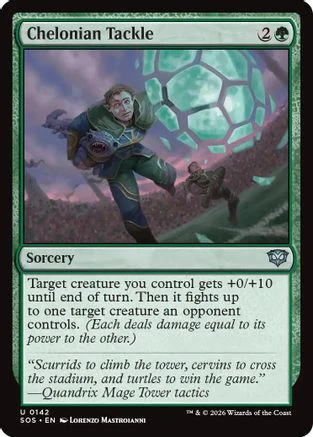 Chelonian Tackle  [Secrets of Strixhaven] Foil
