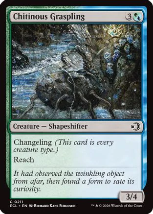 Chitinous Graspling  [Lorwyn Eclipsed] Foil