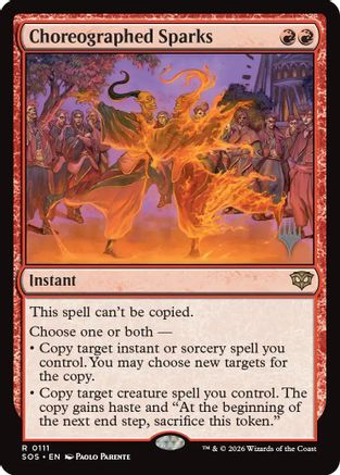Choreographed Sparks  [Promo Pack: Secrets of Strixhaven]
