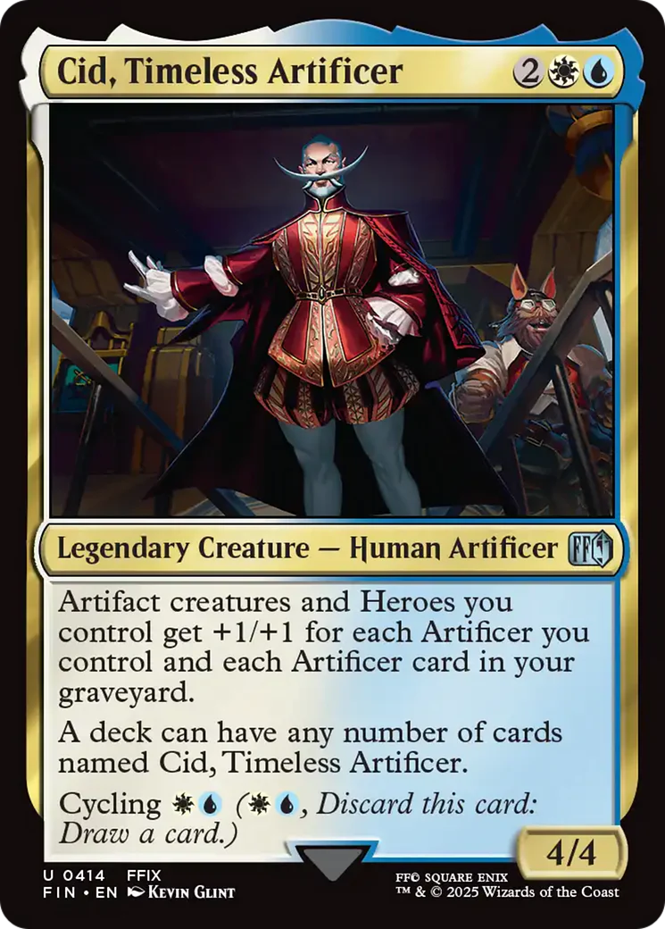 Cid, Timeless Artificer (0414) [FINAL FANTASY] Foil