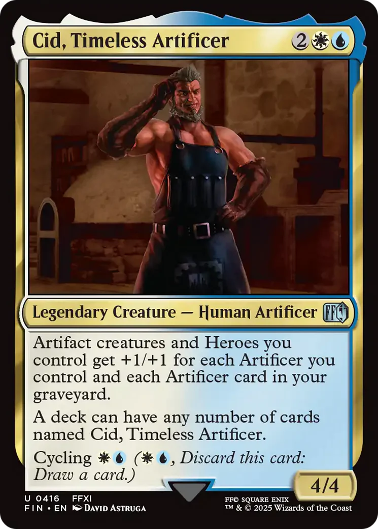 Cid, Timeless Artificer (0416) [FINAL FANTASY] Foil