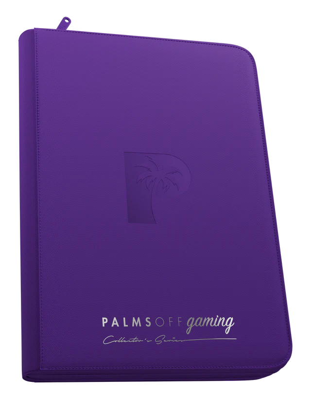 Collector's Series TOP LOADER Zip Binder - Purple