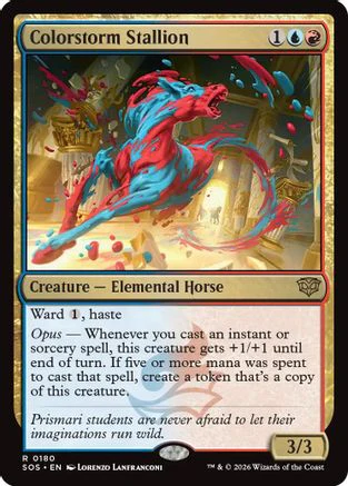 Colorstorm Stallion  [Secrets of Strixhaven] Foil