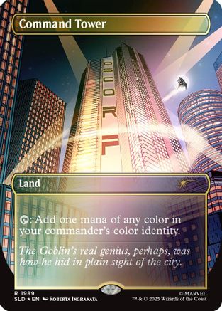 Command Tower (1989) (Rainbow Foil)  [Secret Lair Drop Series] Foil
