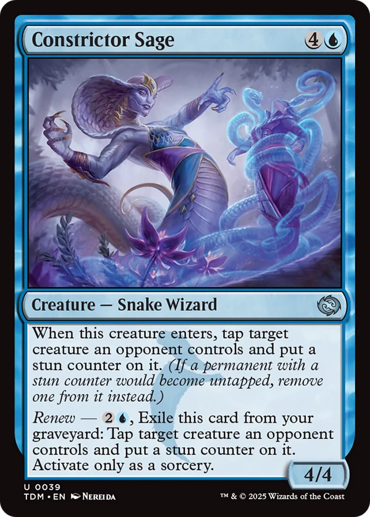 Constrictor Sage [Tarkir: Dragonstorm] Foil