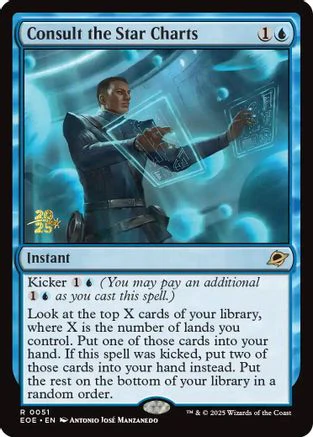 Consult the Star Charts  [Prerelease Cards] Foil