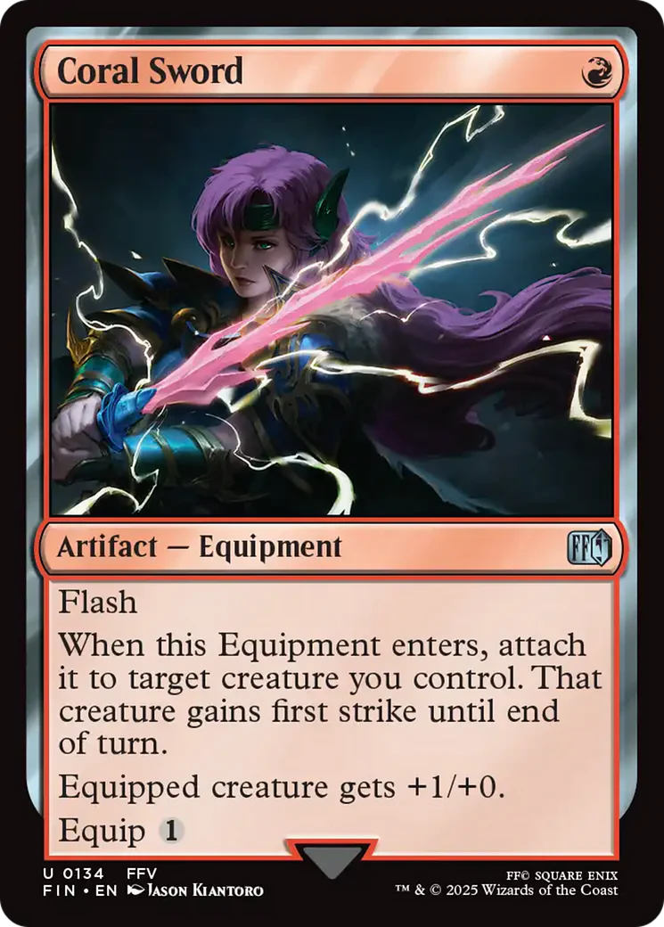 Coral Sword [FINAL FANTASY] Foil