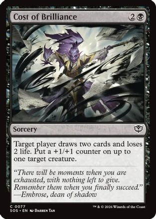 Cost of Brilliance  [Secrets of Strixhaven] Foil