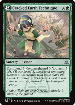 Cracked Earth Technique  [Avatar: The Last Airbender: Eternal-Legal] Foil