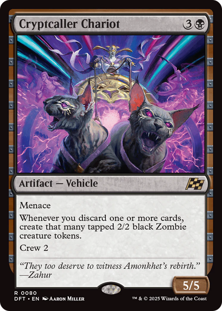 Cryptcaller Chariot [Aetherdrift] Foil