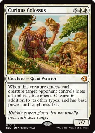 Curious Colossus  [Lorwyn Eclipsed] Foil