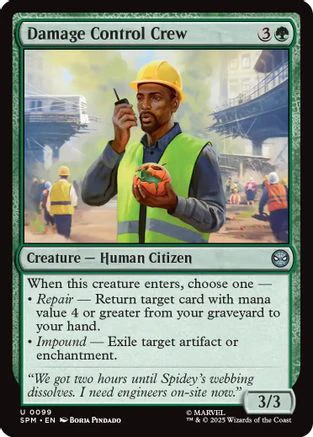 Damage Control Crew  [Marvel's Spider-Man] Foil
