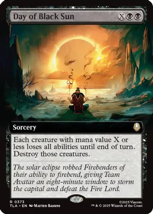 Day of Black Sun (Extended Art)  [Avatar: The Last Airbender] Foil