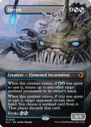 Deceit (Borderless)  [Lorwyn Eclipsed]