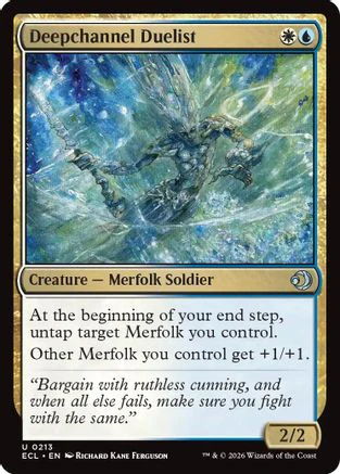 Deepchannel Duelist  [Lorwyn Eclipsed] Foil