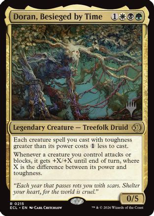 Doran, Besieged by Time  [Promo Pack: Lorwyn Eclipsed] Foil