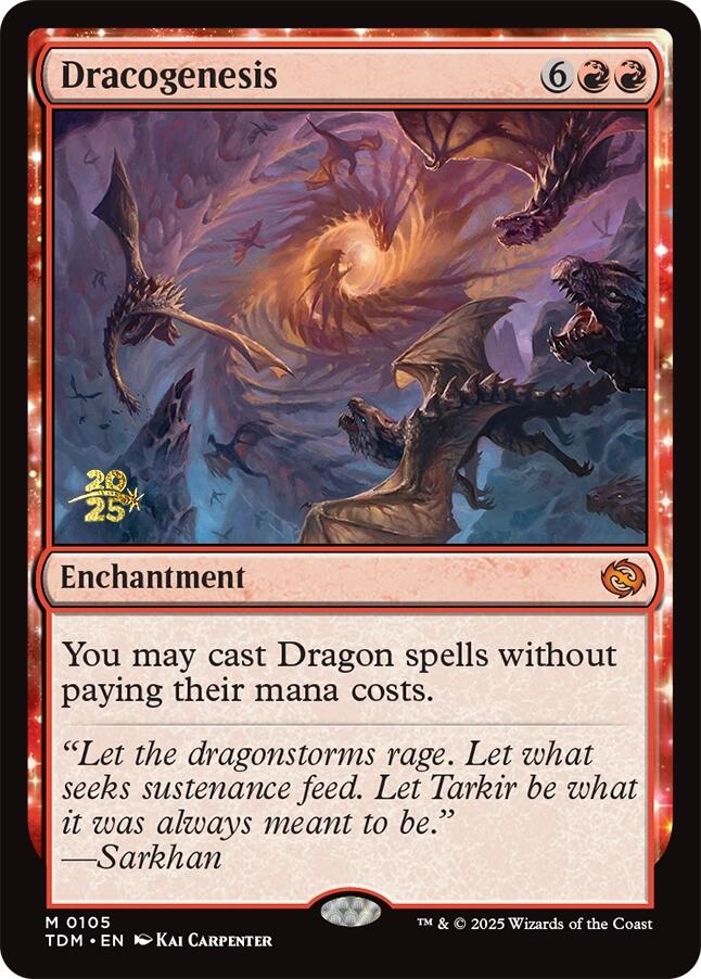 Dracogenesis [Tarkir: Dragonstorm Prerelease Promos] Foil