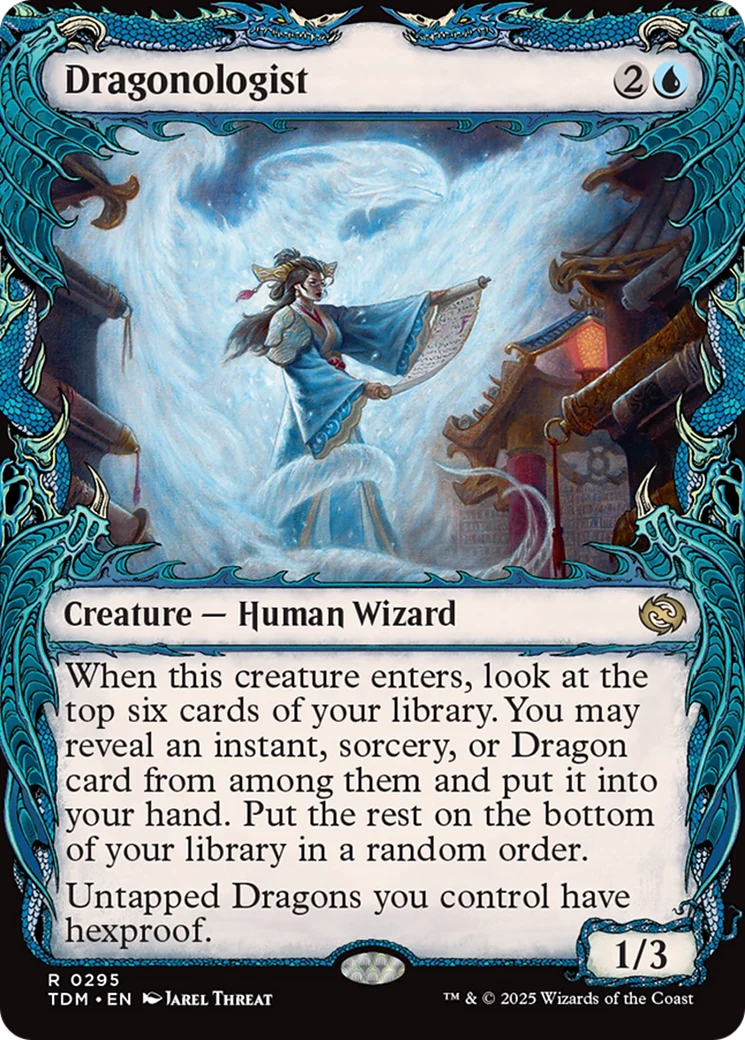 Dragonologist (Showcase) [Tarkir: Dragonstorm] Foil