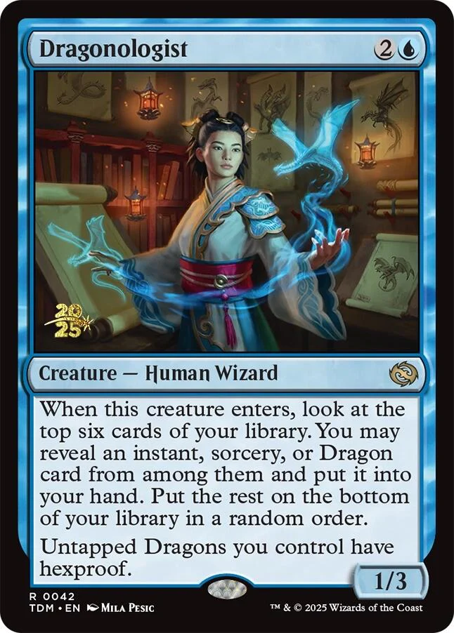 Dragonologist [Tarkir: Dragonstorm Prerelease Promos] Foil