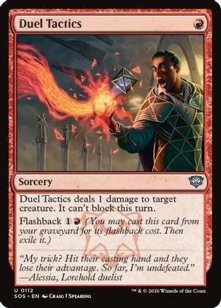 Duel Tactics  [Secrets of Strixhaven] Foil