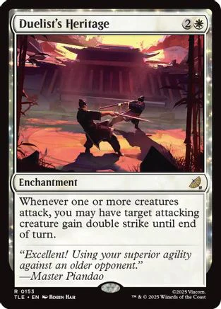 Duelist's Heritage  [Avatar: The Last Airbender: Eternal-Legal] Foil