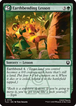 Earthbending Lesson  [Avatar: The Last Airbender] Foil